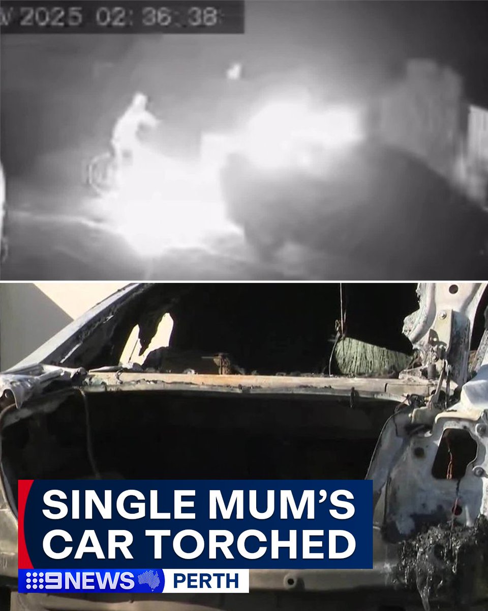 Police are hunting for an arsonist in Ballajura in Perth's north, accused of torching a single mother's car while she slept overnight. #9News

FULL DETAILS: nine.social/XWP