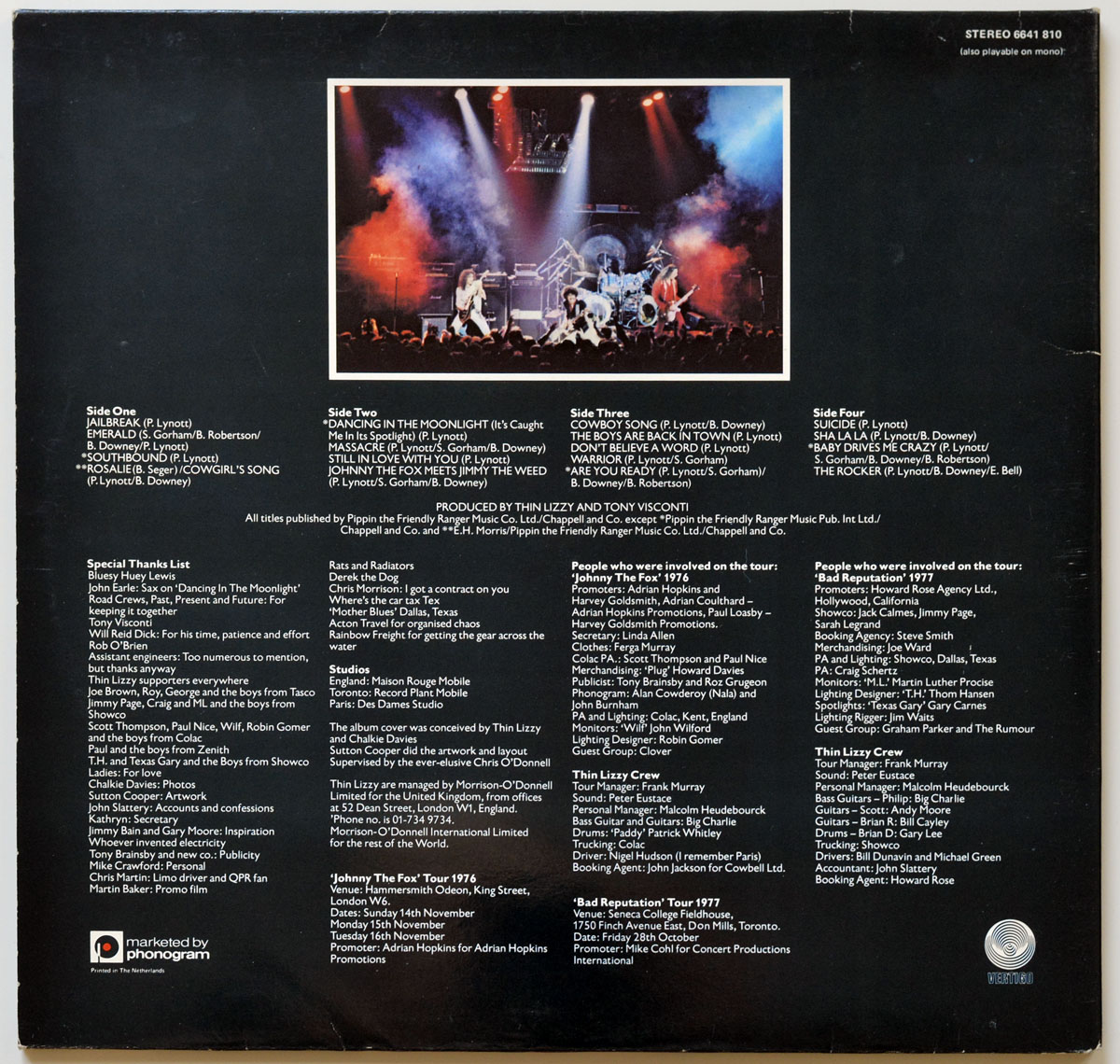 Released today 2nd June  1978 Thin Lizzy "Live And Dangerous"

The album peaked at No 2 in the UK album charts and spent  63 weeks on the chart. 

#albumsyoumusthear #AlbumOfTheDay #phillynott #70s