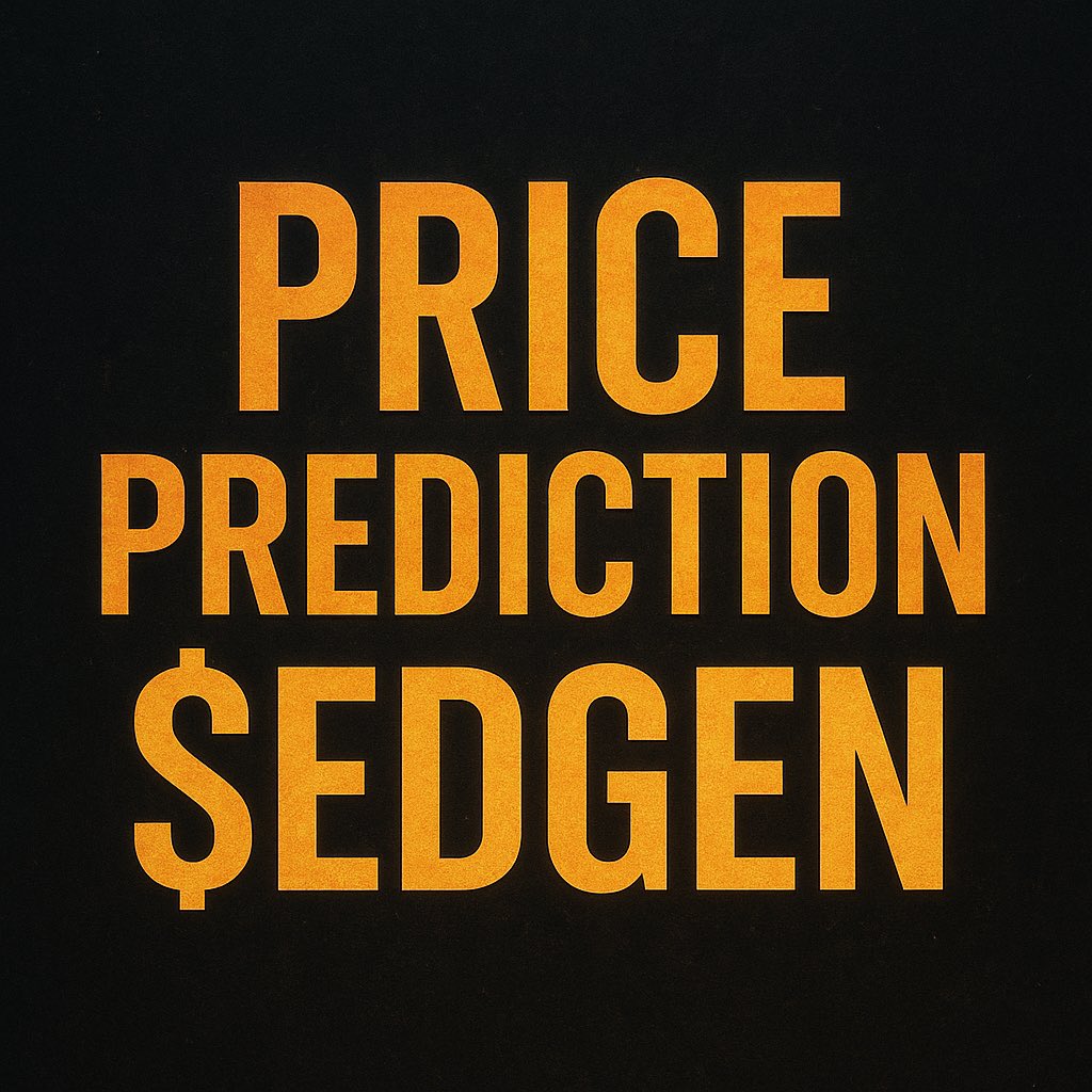 CryptoLuccii's tweet photo. $EDGEN TGE Price Prediction Challenge !!

Can you guess launch price ?

💰 Drop your exact $EDGEN listing price prediction below

🏆 The closest guess WINS $50 USDT — today!

Follow 👉 @EarnnnCryptooo &amp; ❤️+ 🔁

Then comment your prediction ⬇️ https://t.co/FtMJqE3bhy