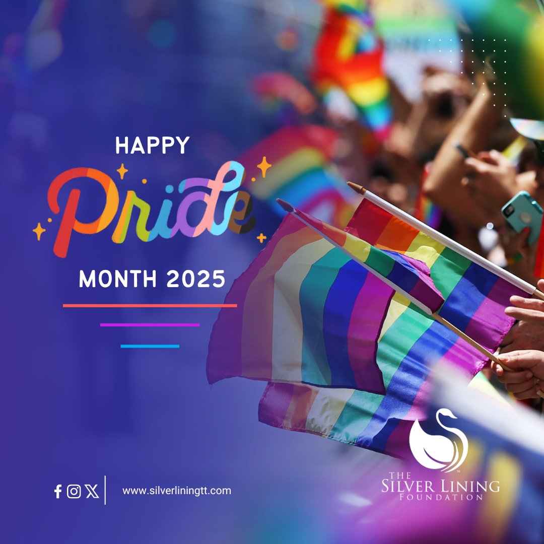 slftt's tweet image. Too often, #LGBTQIA+ visibility is framed as a threat to traditional values or the status quo. But Pride is not a threat; it is a powerful act of resistance, visibility and love. ❤️ Happy #PrideMonth! 🌈

🔗: silverliningtt.com/pride-2025/