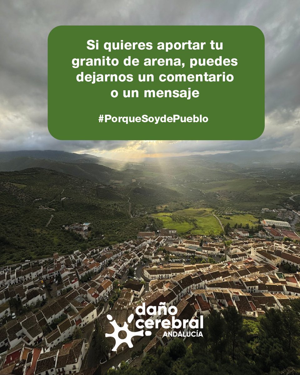 ¿Cuáles crees que pueden ser las soluciones para las personas con #dañocerebral 🧠 que viven en zonas rurales? 🤔

Estas semanas pasadas te hemos mostrado la realidad tan compleja de estas personas.

💪🏻 ¿Cúal sería tu solución? 

#PorqueSoydePueblo

#dañocerebralandalucia