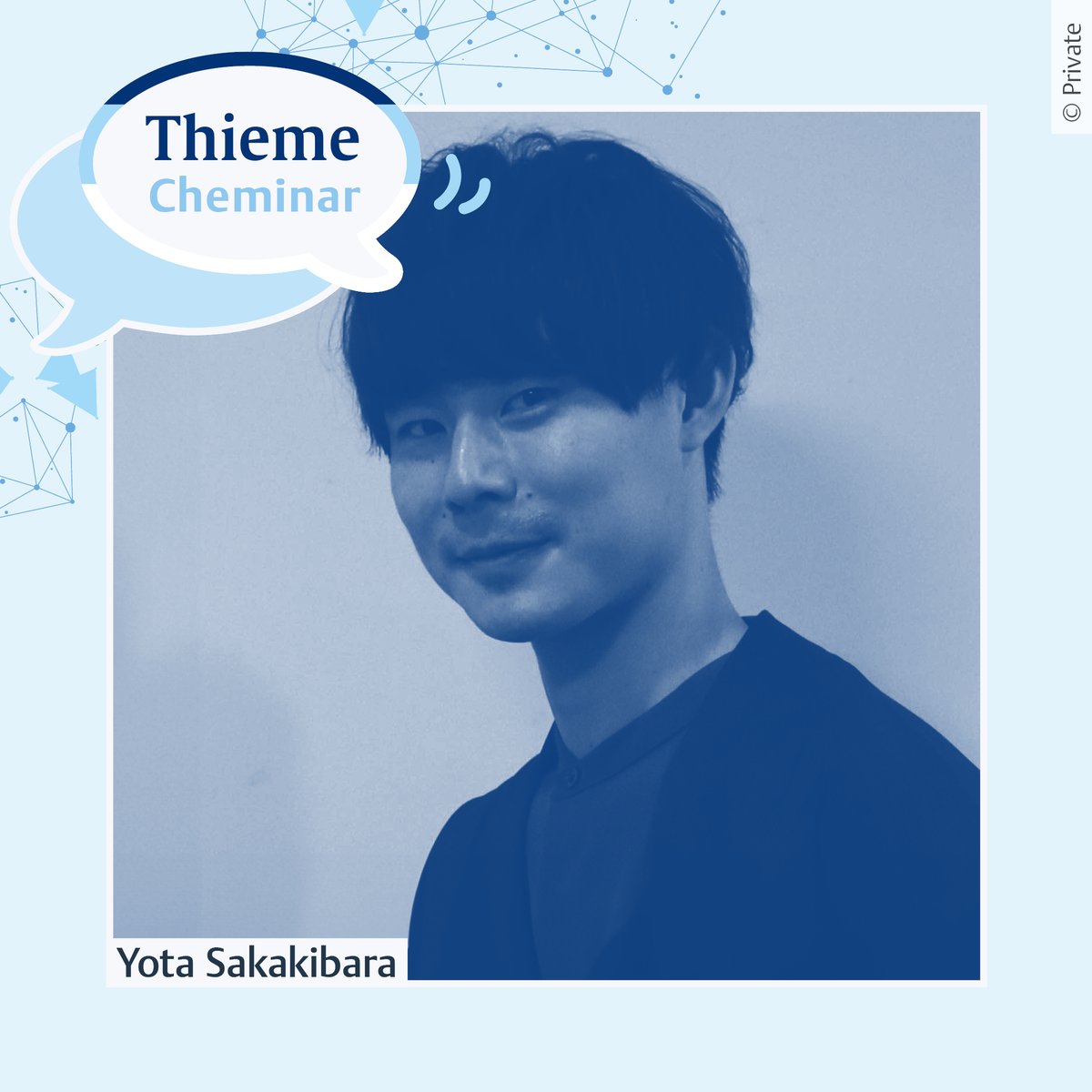 synlett_journal's tweet image. Announcement (2/3): Meet Yota Sakakibara from Kwansei Gakuin University, Thieme Chemistry Best Paper Awardee! He’ll present on γ-Selective C–H functionalization of tertiary alkylamines using α-ammonio radical on June 12 at 10 AM (CEST) 🧪
Register 👉 cassyni.com/events/JFTbMJJ…