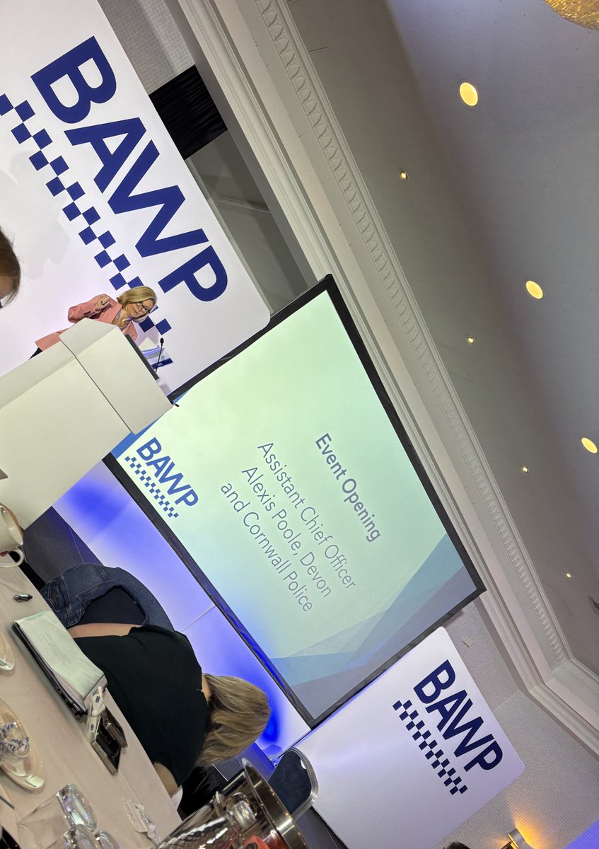 And we are off…. Welcome to our host ACO Alexis Poole (Devon &amp; Cornwall Police)… ready to start our BAWP CPD &amp; Awards event 2025