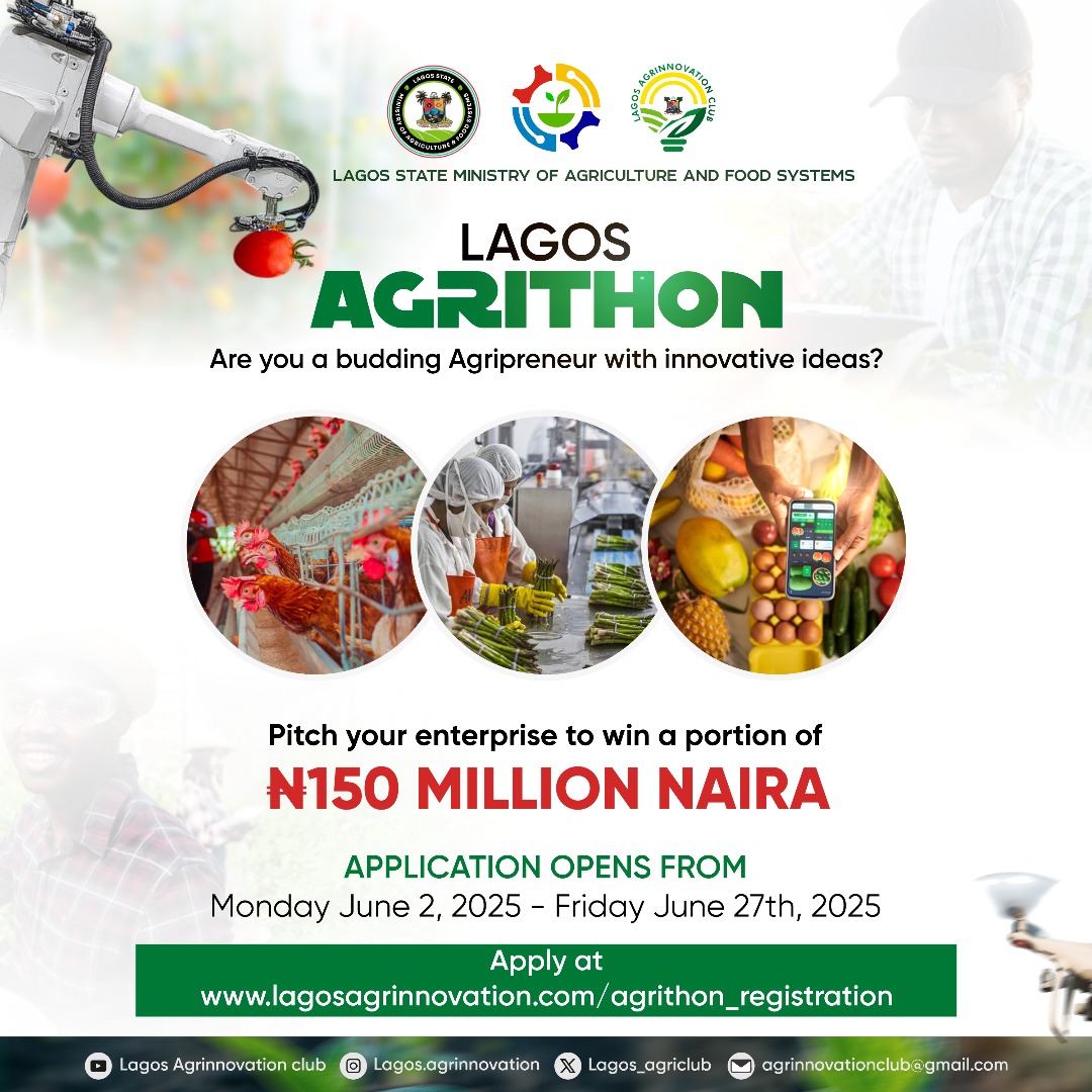 Abi_Olusanya's tweet photo. ...the portal is open at https://t.co/gxvvwllhDZ. Take a leap of faith and your agrofood business could be in the winning pool.

Visit https://t.co/0nxxaKT0cp for enquiries.

@followlasg @lagosagric1 @lagos_agriclub https://t.co/pYkAHkBAf3
