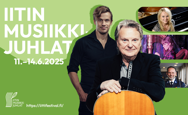Musiikkijuhlat ovat aivan kulman takana! Alkukesän odotetuin kamarimusiikkitapahtuma elävöittää Iitin idyllin kyläympäristön taas ensi viikolla! Luvassa jälleen unohtumattomia esityksiä niin pitkän linjan maestroilta kuin kirkkaimmilta tulokkailta. 

<a href="/Festivaalit/">Finland Festivals</a>