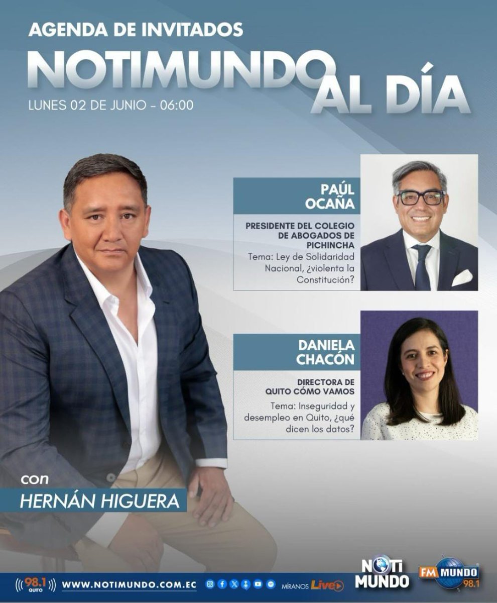 ¿Quieres saber cómo está la ciudad en torno a seguridad y empleo? Escucha a <a href="/danychaconarias/">Daniela Chacón Arias</a> explicarnos, con datos, la situación de la capital. 

🎙️fmmundo.com/radio/vivo