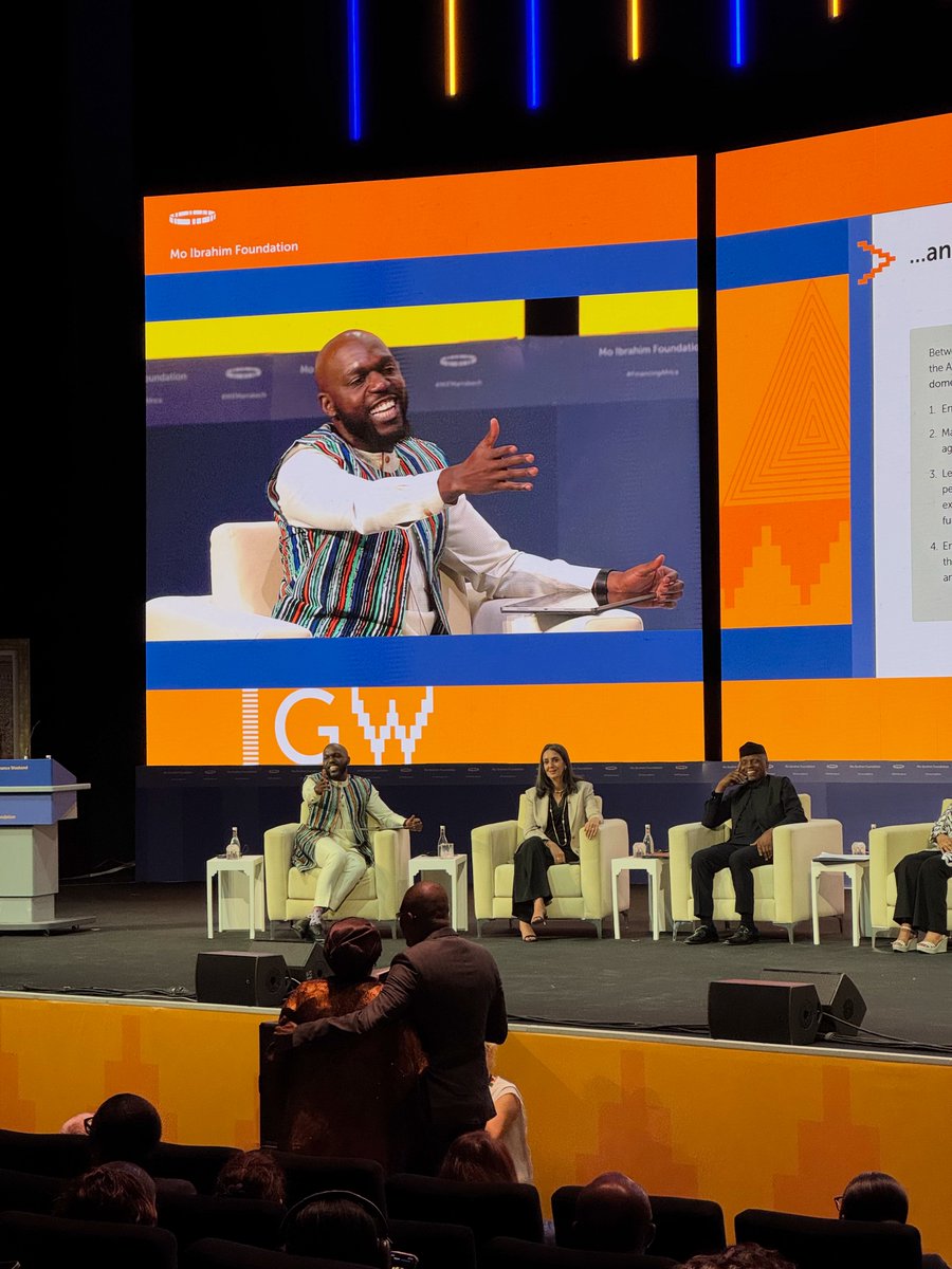 Mo Ibrahim Foundation (@mo_ibrahimfdn) on Twitter photo Nothing like having <a href="/LarryMadowo/">Larry Madowo</a> on stage. As a moderator, he brings such great energy. Today's session highlighted the importance of African countries taking agency and financing #TheAfricaWeWant!
#mifmarrakech Nothing like having <a href="/LarryMadowo/">Larry Madowo</a> on stage. As a moderator, he brings such great energy. Today's session highlighted the importance of African countries taking agency and financing #TheAfricaWeWant!
#mifmarrakech