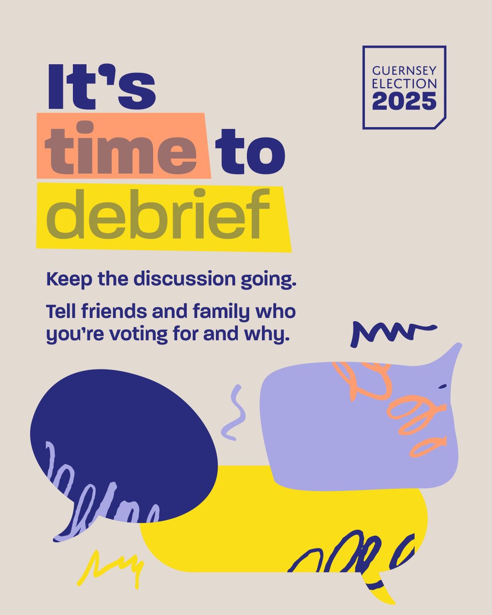Polling Day is just around the corner.

Share your candidate selection with friends and family, and ask who has their vote.

Help each other choose Guernsey's future.

#Election2025