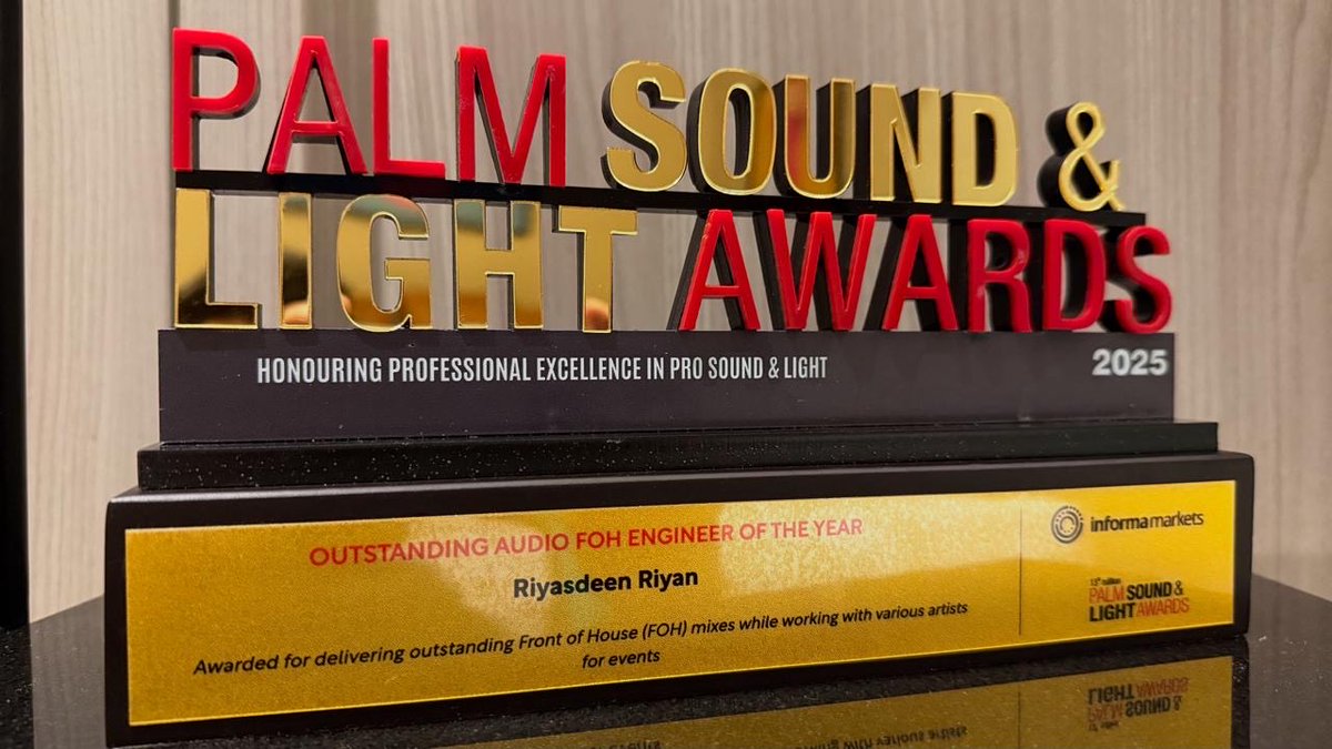 arrahman's tweet image. Congratulations to Riyasdeen from the Wonderment team on winning the award.
#EPI #WondermentTour