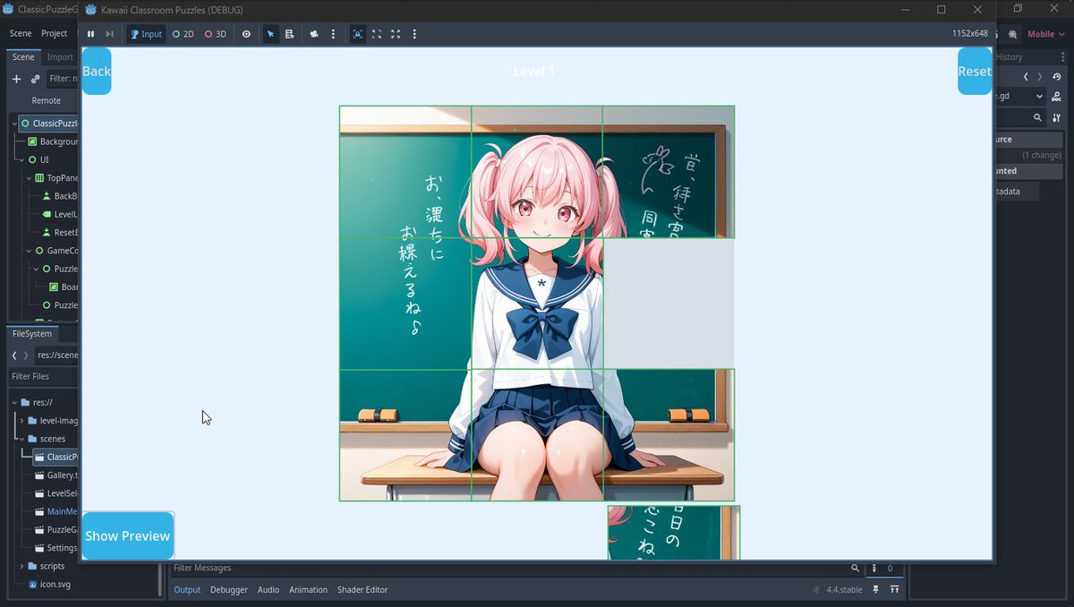 Today I was helping to my friend with his puzzle game. But the AI was faster then me... crap