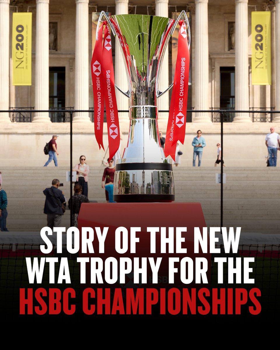 The story of the new <a href="/WTA/">wta</a> trophy for the #HSBCChampionships 🏆

Women's tennis returns to the <a href="/TheQueensClub/">The Queen's Club</a> after 52 years 🧵