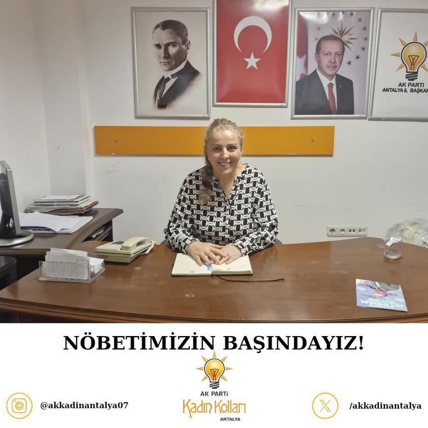 AK Kadın Antalya (@akkadinantalya) on Twitter photo 📍Antalya İl Başkanlığı
İl Yönetim Kurulu Üyemiz Şeyda Balcı, nöbetçi başkanlık görevini üstlenerek teşkilat çalışmalarına devam ediyor.Ak Kadınlar olarak her an sahada, vatandaşımızın yanındayız.
<a href="/tugbaisikercan/">Tuğba IŞIK ERCAN</a>
<a href="/alicetin_07/">Ali Çetin</a>
<a href="/GlinZboz/">Gülçin Özboz🇹🇷🇹🇷</a> 📍Antalya İl Başkanlığı
İl Yönetim Kurulu Üyemiz Şeyda Balcı, nöbetçi başkanlık görevini üstlenerek teşkilat çalışmalarına devam ediyor.Ak Kadınlar olarak her an sahada, vatandaşımızın yanındayız.
<a href="/tugbaisikercan/">Tuğba IŞIK ERCAN</a>
<a href="/alicetin_07/">Ali Çetin</a>
<a href="/GlinZboz/">Gülçin Özboz🇹🇷🇹🇷</a>