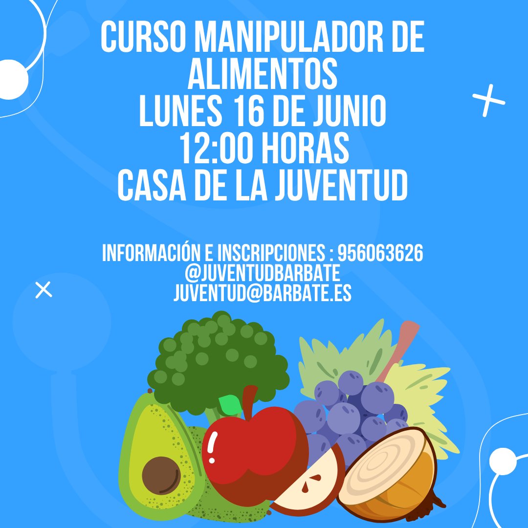 Nuevo curso de Manipulador de Alimentos