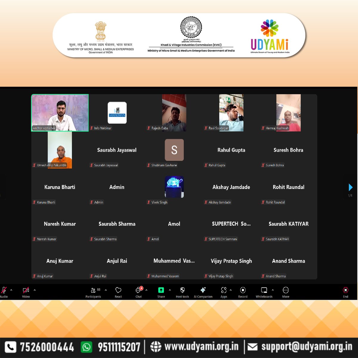 udyamiindia's tweet image. Udyami is proud to announce the success of this week's webinar under the PMEGP Scheme, on LED Manufacturing Business. If you missed out on this webinar, here is the link to the webinar :
youtube.com/watch?v=0MltdH…
#ledbulb #bulbmanufacturing #webinar #FreeWebinar