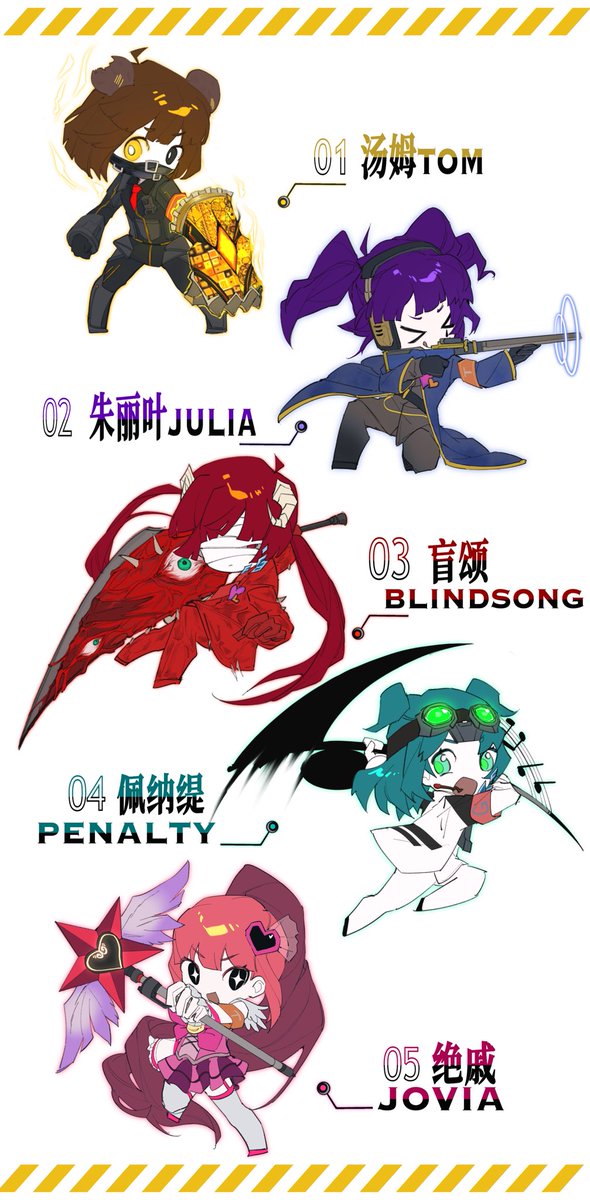 QutoOneiros's tweet image. #Quto_Oneirofabric
「窮途夢工廠」員工花名冊①