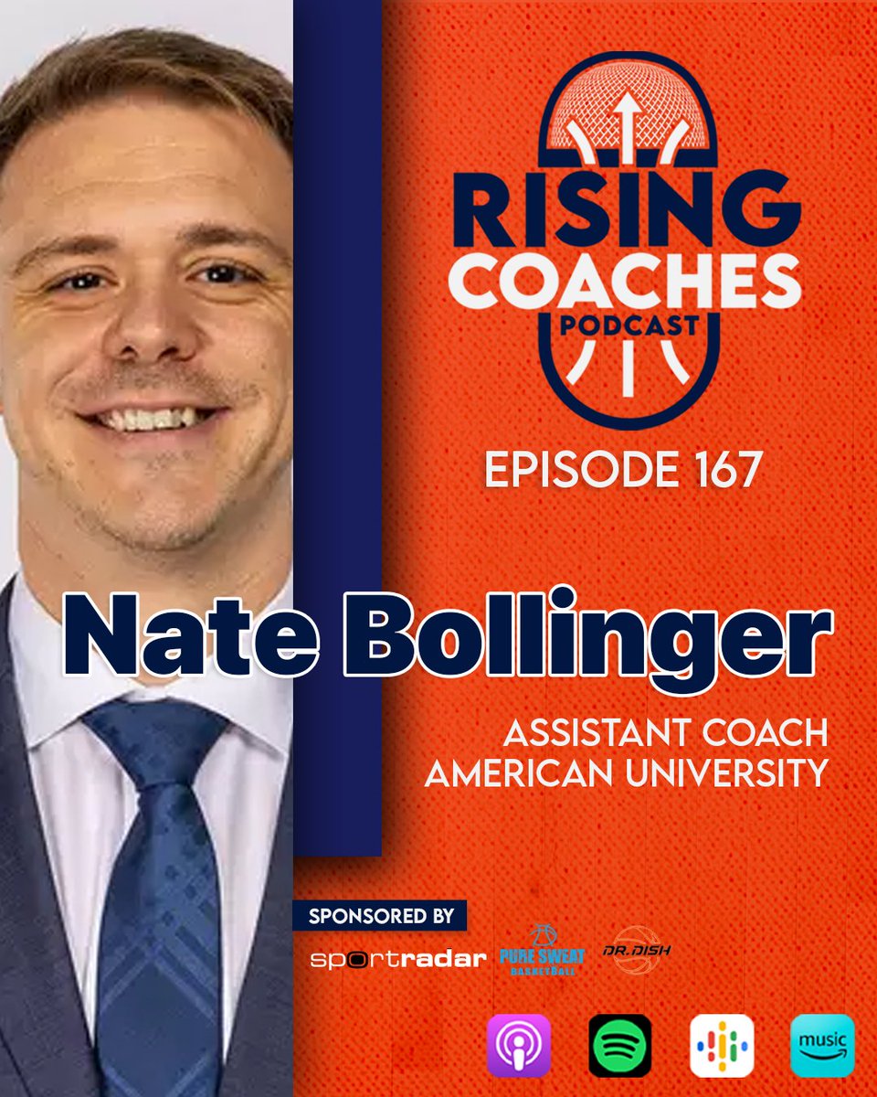 Rising Coaches (@risingcoaches) on Twitter photo 🎙️ Episode 167
Today we’re joined by <a href="/coach_nateb/">Nate Bollinger</a> assistant coach at American University and discuss:
1. Building an offense tailored to his your team's strengths
2. Player development and creating efficient offensive systems
Listen now on the Rising Coaches Podcast: 🎙️ Episode 167
Today we’re joined by <a href="/coach_nateb/">Nate Bollinger</a> assistant coach at American University and discuss:
1. Building an offense tailored to his your team's strengths
2. Player development and creating efficient offensive systems
Listen now on the Rising Coaches Podcast: