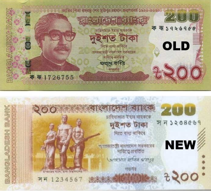 Bangladesh Bank drops Father of Nation Bangabandhu Mujibur Rahman's portrait from newly published currency notes
