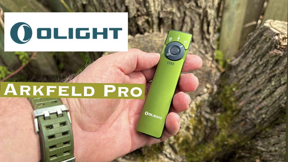 Reviewing the <a href="/OlightWorld/">Olight</a> Arkfeld Pro and its unique design and features. Watch it here 👉🏻 youtu.be/6SUPB5jZKjw?si…
