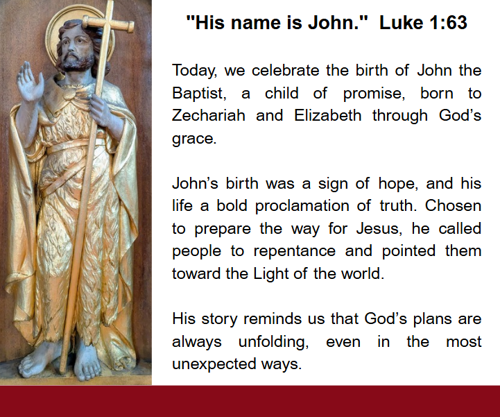 #BirthOfJohnTheBaptist #GodsPromise #FaithAndHope #Luke1 #PrepareTheWay #ChristianFaith #DivinePurpose