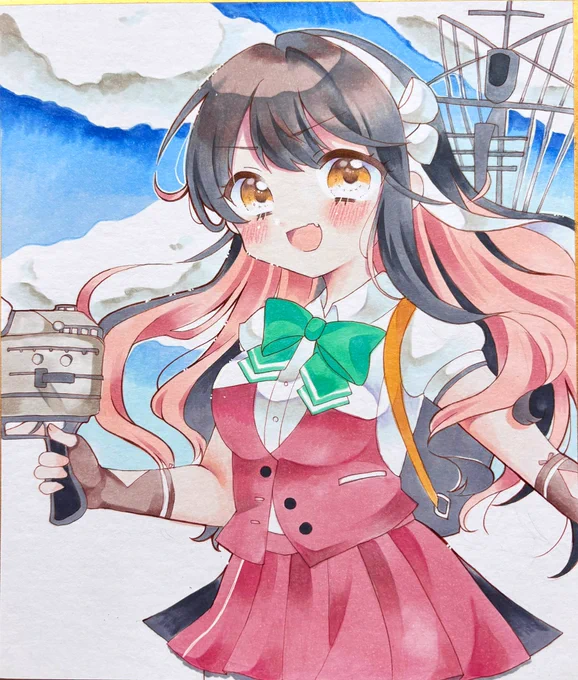 夕雲型駆逐艦4番艦 長波 #長波 #コピック #アナログ