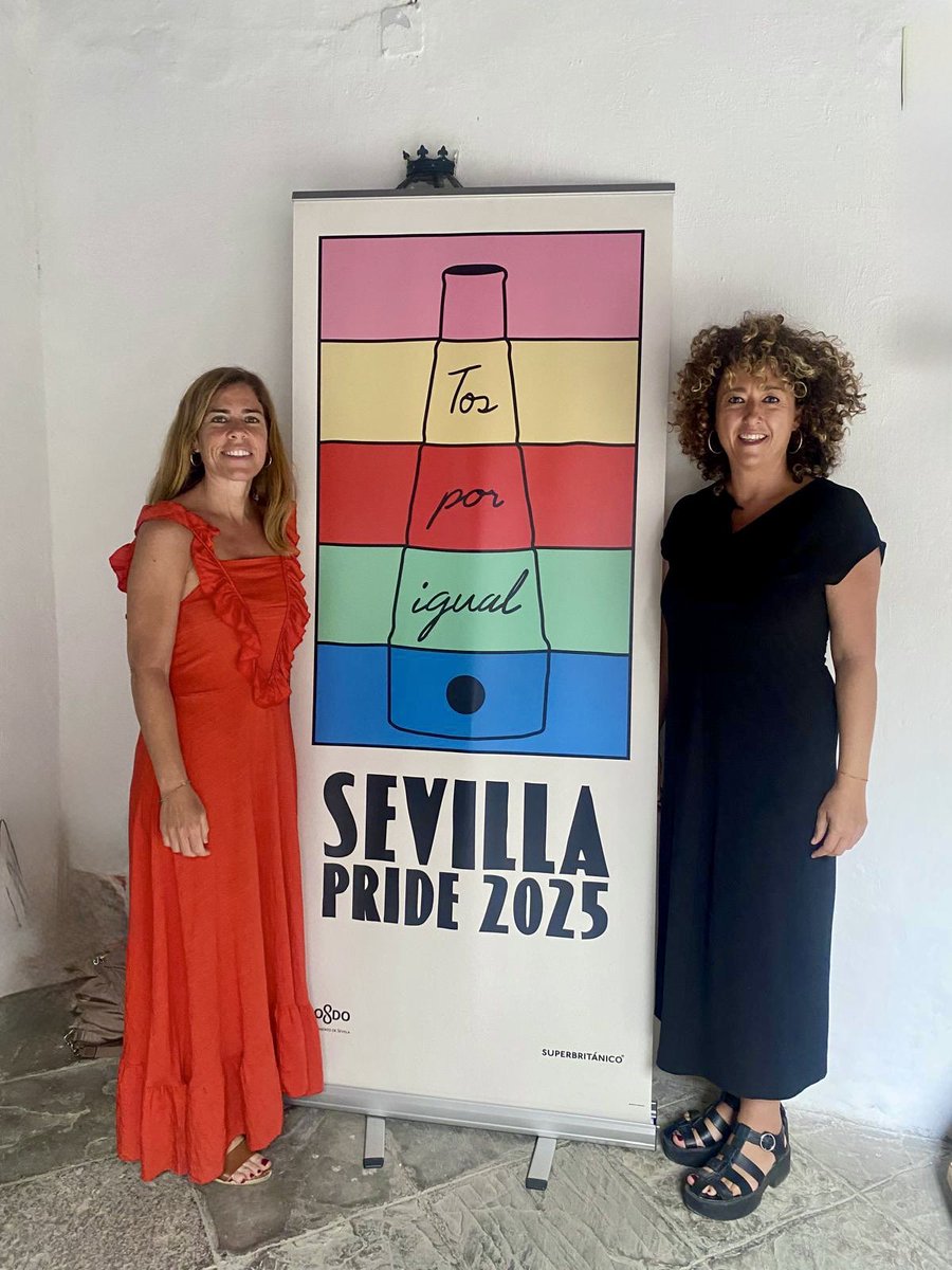 EnRedESevilla's tweet photo. Asistimos a la presentación del cartel y programa del Orgullo 2025: ¡espectacular, lleno de simbología y con una programación increíble! 🏳️‍🌈🏳️‍⚧️
Desde Zaqueo iremos a todas las actividades que podamos junto a nuestros beneficiarios, porque también desde dentro se celebra el Orgullo https://t.co/paDxMMndXz