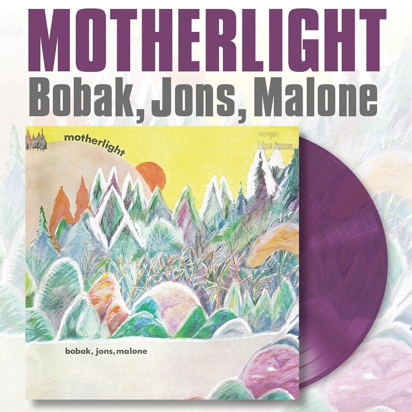 Bobak, Jons, Malone - Motherlight .# This reissue of Morgan Blue Town is available as a limited edition 180-gram Purple Transparent coloured vinyl pressing..
 .