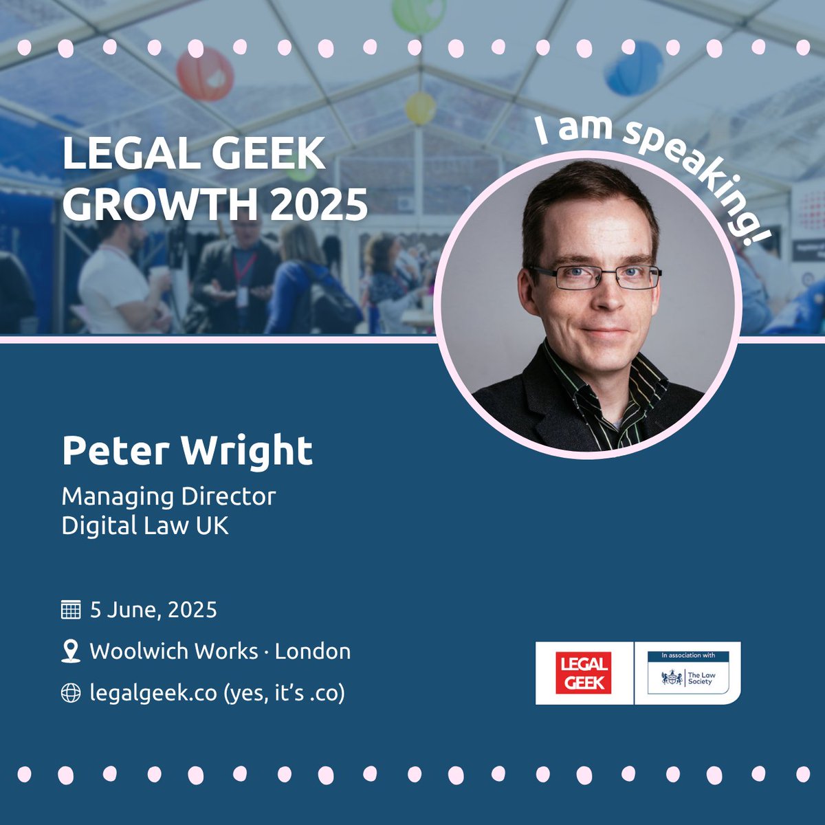 Speaking at Legal Geek Growth 2025 in London this week. With <a href="/ansonevaluate/">Heather Anson</a> we are launching a manual on Cyber Breach Response for professional service providers. If the worst happens, what should you do? Who do you ask for help? What do you need to prioritise? #Law #Legal #AI