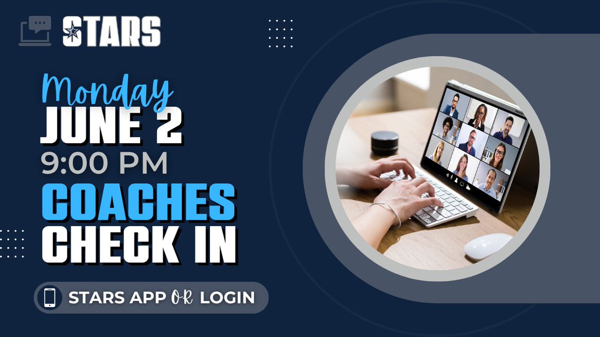 🌟TONIGHT🌟 Stars Organizational Meetings 

🕢 7:30PM: Recruiting Check-In
🕗 8PM: College Coaches Chat 🔥
🕘 9PM: Stars Coaches Call

🌟 Special Guest Session – Tonight! 🌟

Stacey Johnson-Whitfield
▪️Former Division I (DI) Coach
▪️Expert on DI recruiting processes
▪️Please