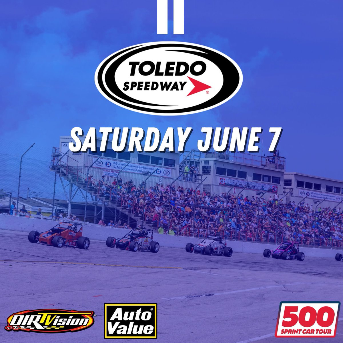 500 Sprint Car Tour (@500sprinttour) on Twitter photo π₯ TOLEDO, ARE YOU READY?! π₯
The 500 SPRINT CAR TOUR is coming, and itβs bringing unmatched horsepower and blistering speed with it! ποΈπ¨
ποΈ Sat., June 7
π <a href="/ToledoSpeedway/">Toledo Speedway</a>
π¦ Racing at 7:00pm β Be there early!
Dont miss out, get your tickets here: toledospeedway.com/tickets/2885/bβ¦ π₯ TOLEDO, ARE YOU READY?! π₯
The 500 SPRINT CAR TOUR is coming, and itβs bringing unmatched horsepower and blistering speed with it! ποΈπ¨
ποΈ Sat., June 7
π <a href="/ToledoSpeedway/">Toledo Speedway</a>
π¦ Racing at 7:00pm β Be there early!
Dont miss out, get your tickets here: toledospeedway.com/tickets/2885/bβ¦