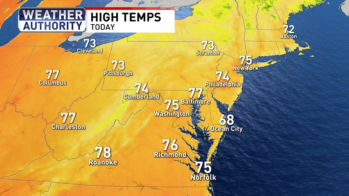 Justin Chambers (@jctvweather) on Twitter photo Temps are looking good later today. 😀 Temps are looking good later today. 😀
