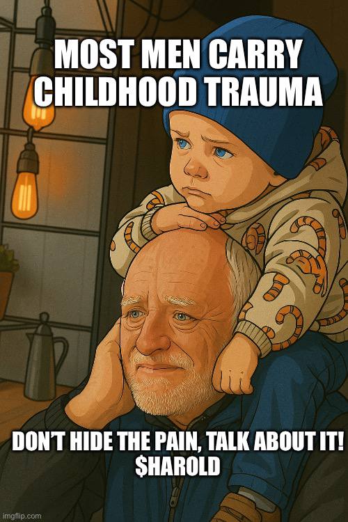 Discovered this one!  Whales are accumulating $HAROLD

Clearly under the radar, $HAROLD is up 587% in last 30 days

Here is why:

💥 Meme on a mission - advocating for Men’s Health
🐳 Top whale never sold and is supporting the project 
🔥 Community is on fire - organic, active