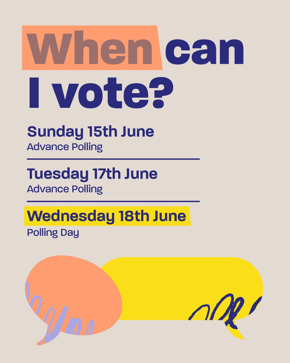 What's your voting plan?

Get it in the diary. 🖊

#Election2025