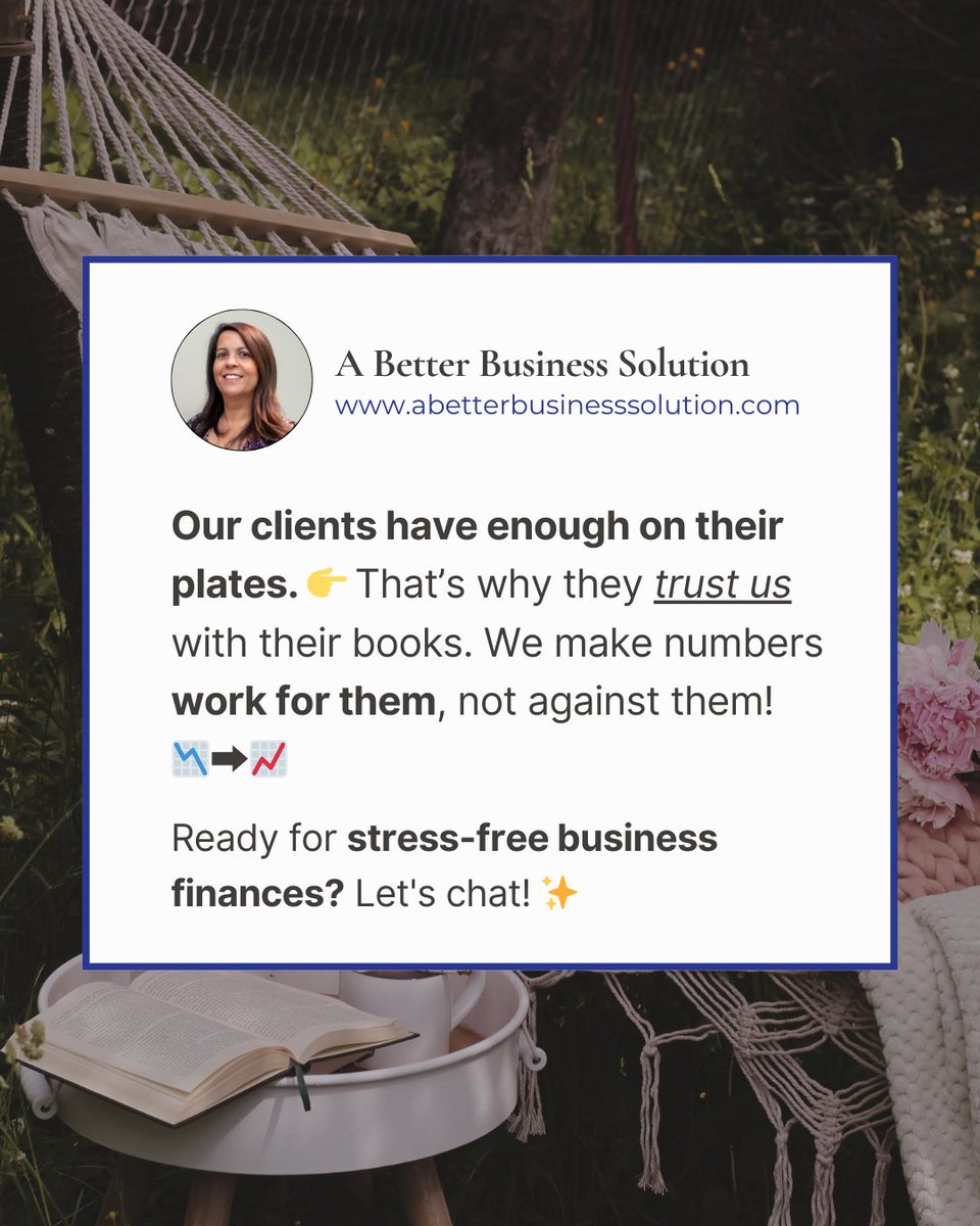 Abbs__Llc's tweet image. You didn’t start your business to stress over spreadsheets. 😩 Focus on what you do best—while we handle the numbers. 💼✅

📊 We turn confusion into clarity and chaos into clean books.

#StressFreeFinances #QuickBooksOnline #DoneForYouBookkeeping #ABetterBusinessSolution