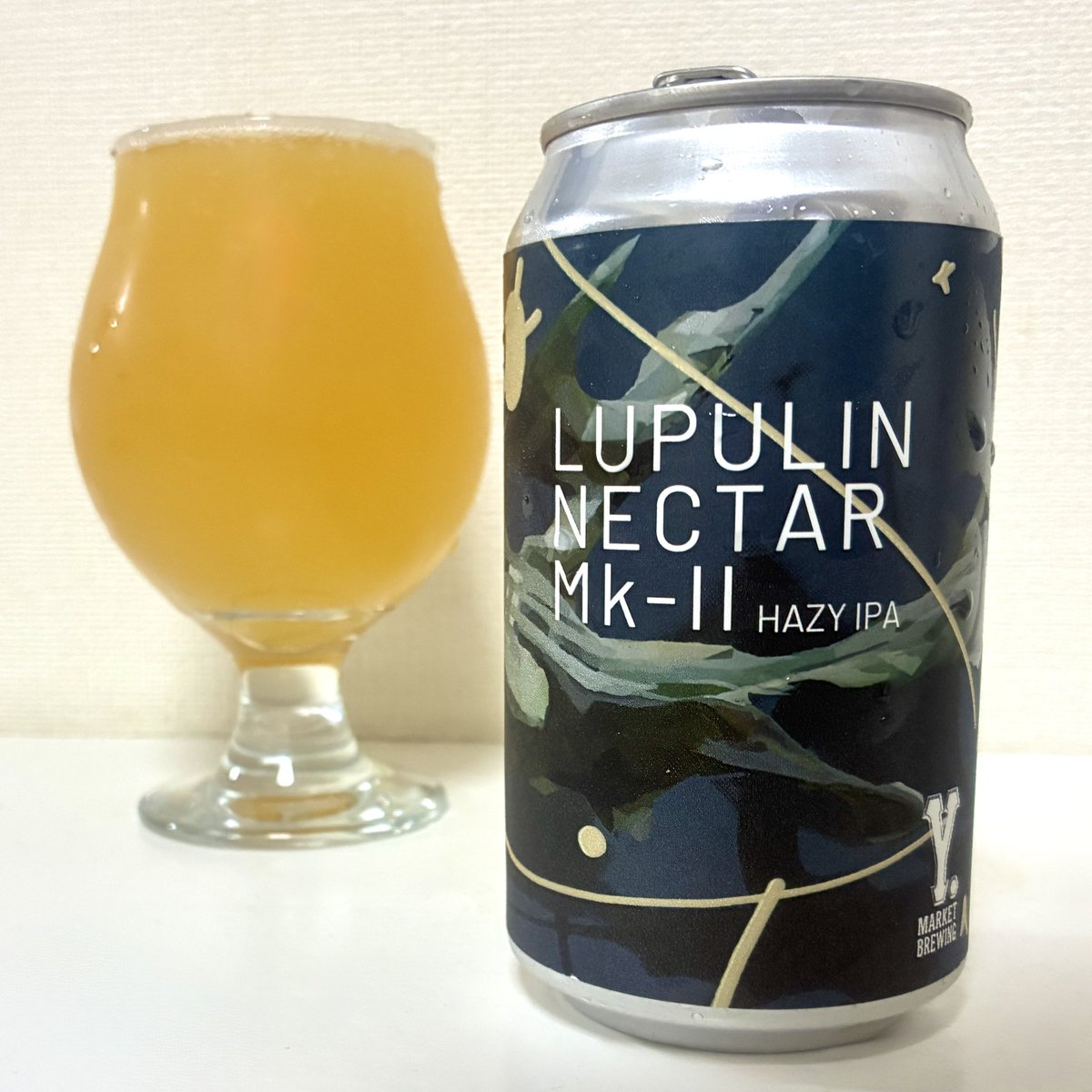 🍺Lupulin Nectar Mk-Ⅱ by Y. Market Brewing
ルプリンネクターの進化系で「マークツー」と読むみたいです。アプリコット風味あり