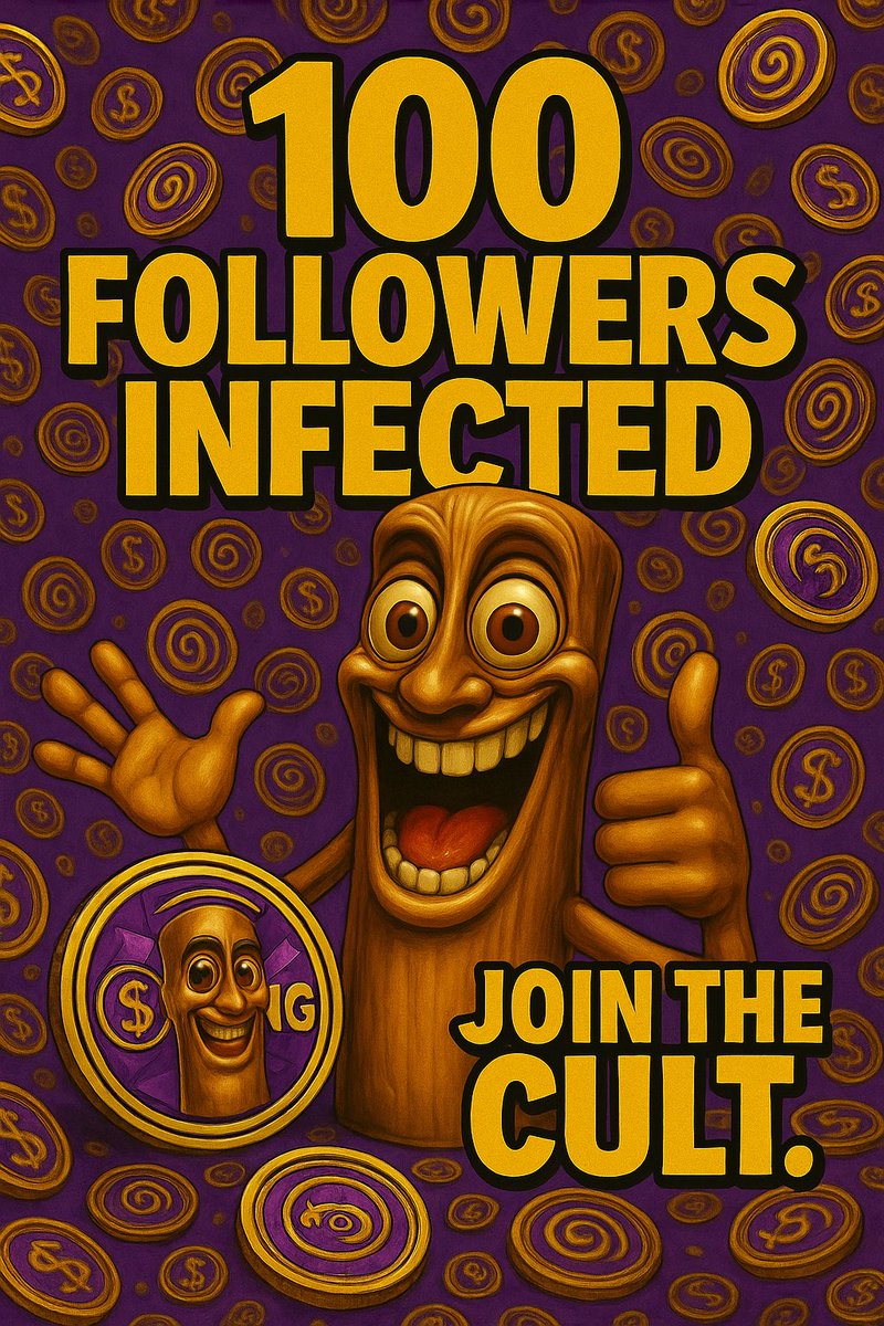 ThungToken's tweet photo. 🧠 100 FOLLOWERS INFECTED 🧠
The spiral is no longer alone.
100 minds warped.
100 souls spiraling.
Thank you for feeding the chaos.
We see you. We hear you. We rot together.

JOIN THE CULT.
$THUNG #BrainrotFi #TaxFree #BSC https://t.co/fq8NqUpBcS
