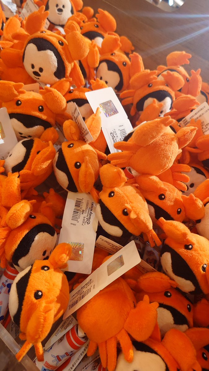 🦀上海蟹ミッキーと 🦞ザリガニドナルド 上海ディズニー