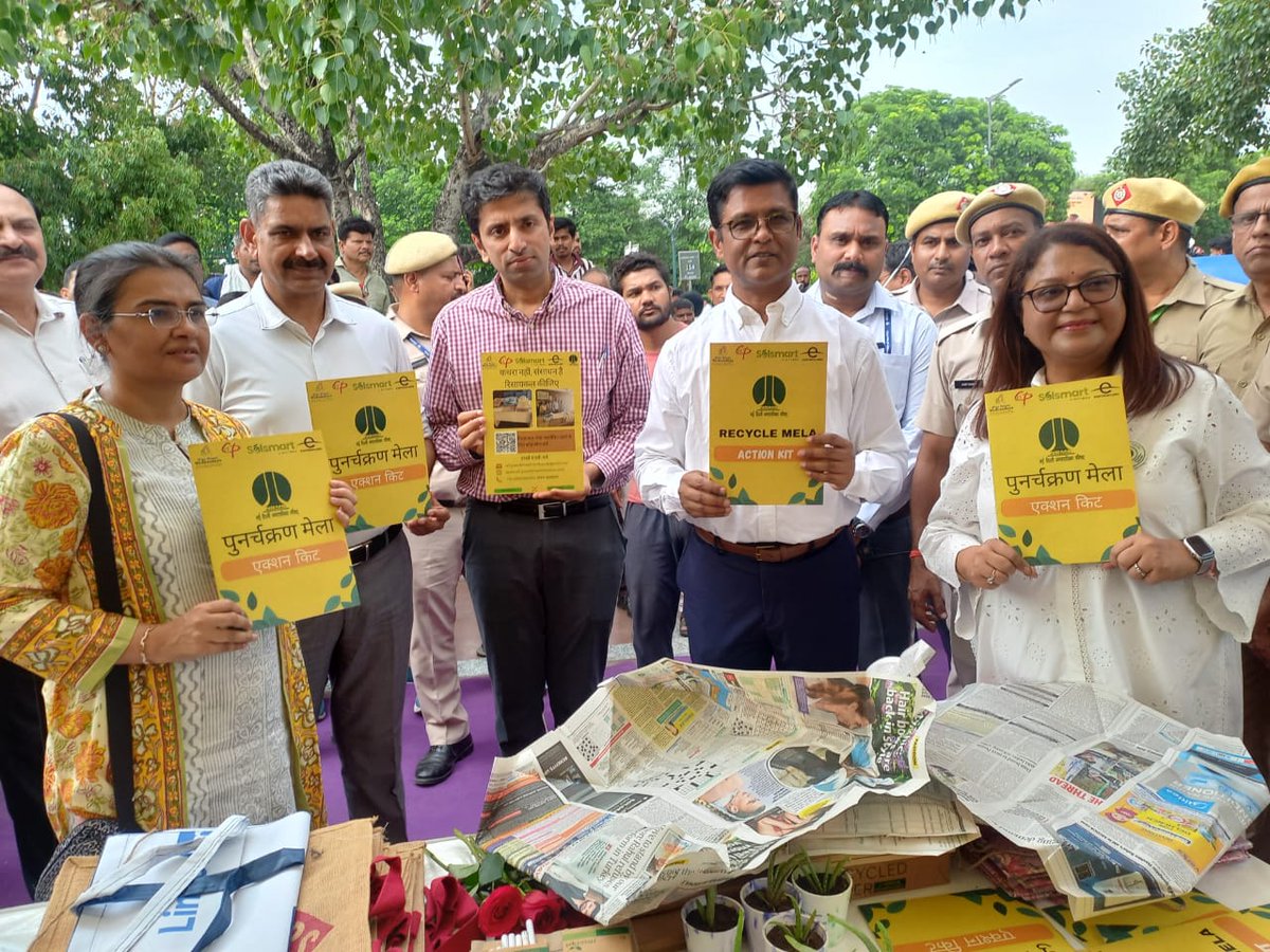 ♻️ Recycle Mela Inaugurated! ✨
Hon'ble Chairperson Sh. Keshav Chandra, IAS inaugurated the Recycle Mela today at Palika Bazar, Gate No. 1, Connaught Place, New Delhi📍
🔄 A boost for sustainable living!
Let’s ♻️ Reduce • Reuse • Recycle!
#NDMC #RecycleMela #SwachhBharat