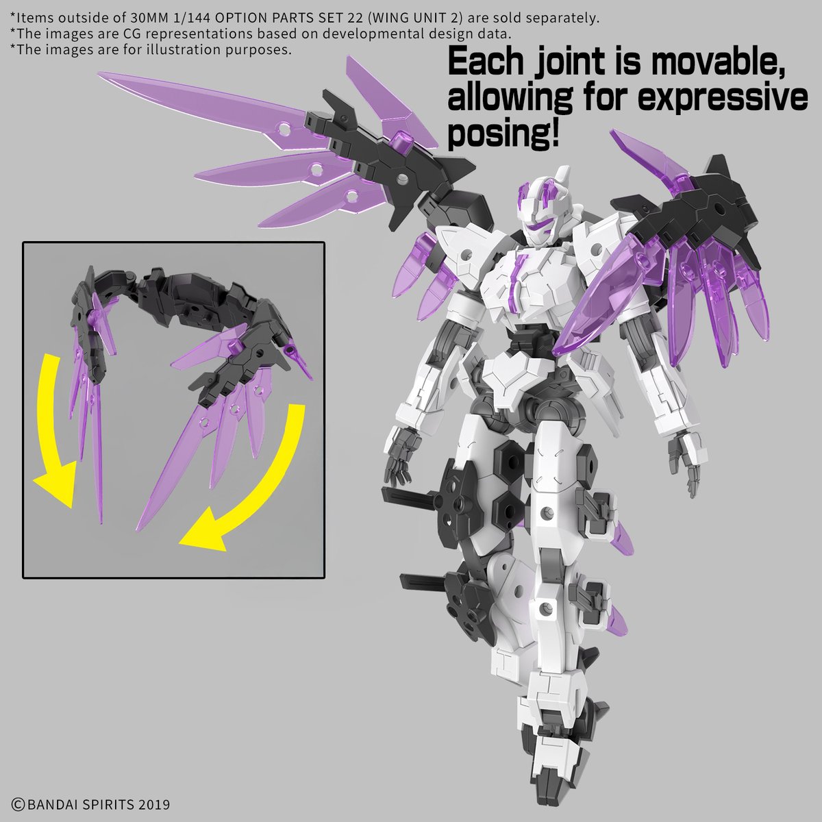 30mlabel_en's tweet image. 【NEW ITEM Information📣】
30MM 1/144 OPTION PARTS SET 22 (WING UNIT 2)
Live product announcement on YouTube
youtube.com/live/l0avnfjhk…
*This stream is in Japanese.
#30MM #30ML #plasticmodelkit
