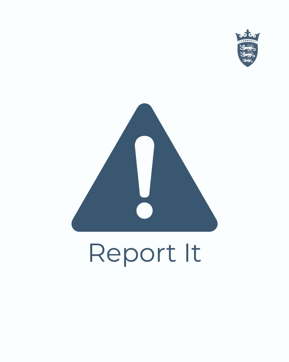 Spotted something suspicious? Let us know.
 
If you’ve seen anything that could be an offence involving Benefits, Customs, Tax or Driver Vehicle Standards (as well as other services) report it easily and confidentially through the ‘Report It’ tab on gov.je
