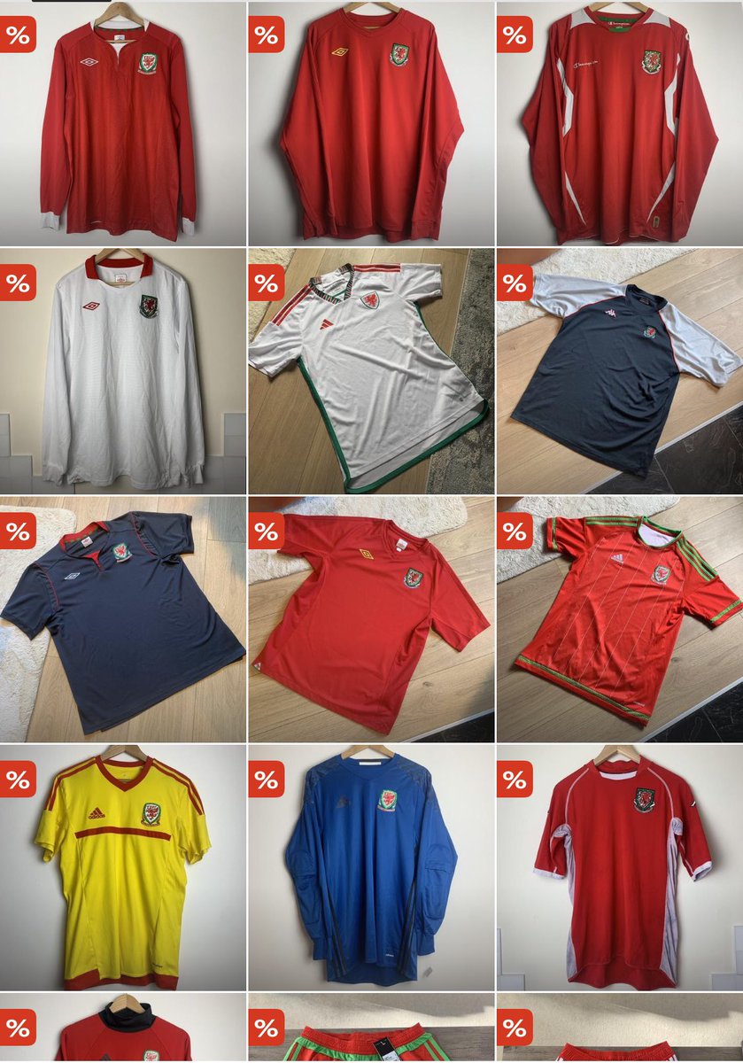 🚨 10% discount on all WALES items on both my Depop &amp; Vinted pages. Can be shipped prior to Belgium away 🚨