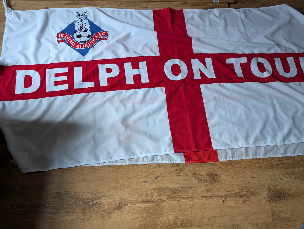 ol2blue's tweet photo. Retrieved these flags from Wembley, would be great to get back to their owners if anyone knows who they are 
#oafc https://t.co/Ak6FqFnAeE