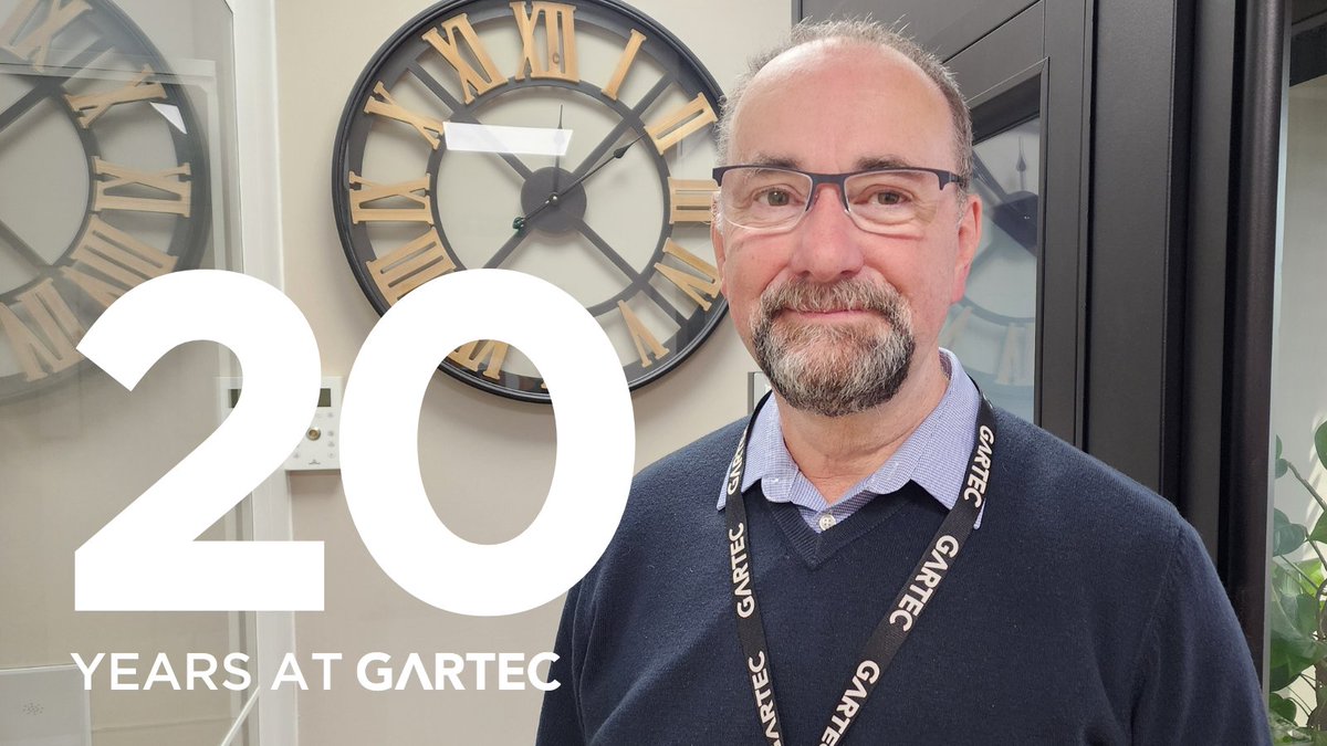 Congratulations to our Technical Manager, Vernon Gearey, on reaching 20 years at Gartec! 2️⃣0️⃣

Your dedication and hard work have made a lasting impact, and we couldn’t be more grateful to have you as part of the Gartec family.

Thank you, Vernon!

#WorkAnniversary #WorkMilestone