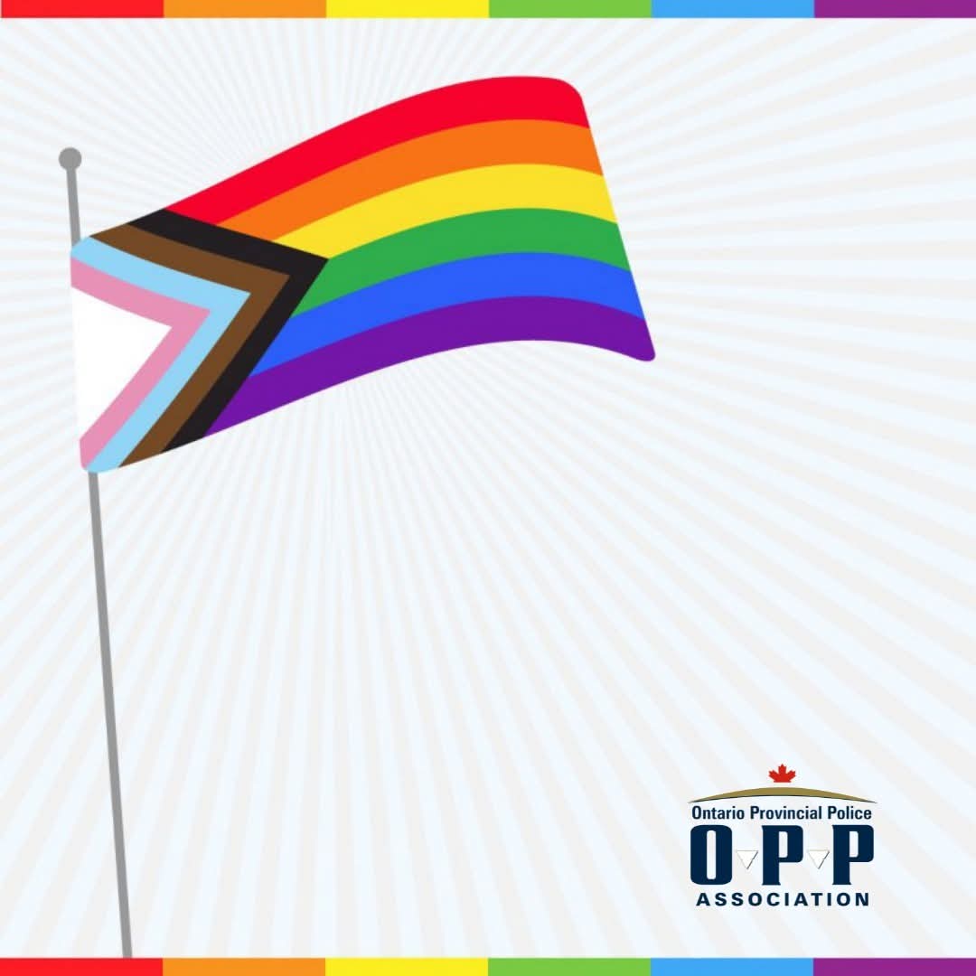 June is Pride Month. The OPP Association is proudly flying the Pride flag at our Head Office. Happy Pride! 🇨🇦 🏳️‍🌈🏳️‍⚧️ #LoveIsLove #PrideMonth