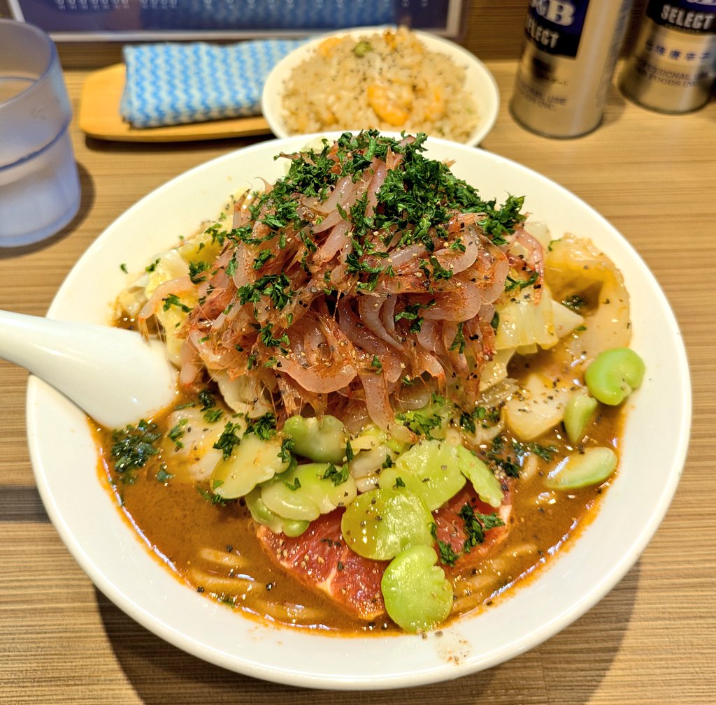 ROCK’AN DO六感堂®
東京都豊島区池袋

限定
海老そば・桜海老まし・野菜まし
海老とグリンピースのバターライス