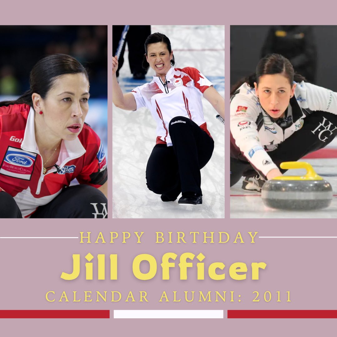 Happy birthday to #CurlingCares calendar alumni Jill Officer, Olympic gold medallist and 2x world champion!
#Jo-AnnCares #curling