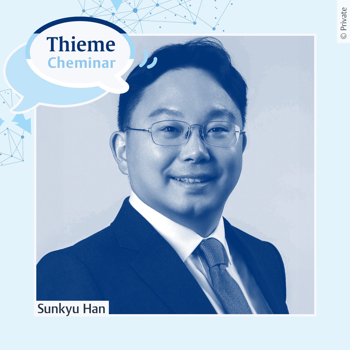 synlett_journal's tweet image. Announcement (1/3): Meet Sunkyu Han @hanpisa from KAIST, expert in natural product synthesis and Thieme Chemistry Best Paper Awardee! Don’t miss out on his #Cheminar Synthesis of Securinega Alkaloids and Beyond on June 12 at 10 AM (CEST)
Register 👉 cassyni.com/events/JFTbMJJ…