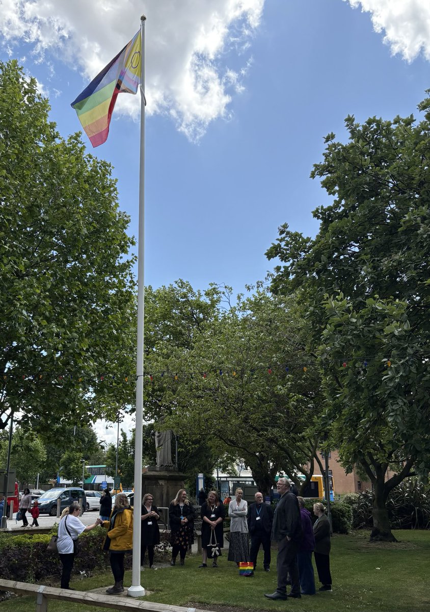 Unison Hull & East Riding Health ๐ (@unisonherhealth) on Twitter photo We attended the rainbow flag raising ceremony at โฆ<a href="/HullHospitals/">Hull University Teaching Hospitals NHS Trust</a>โฉ today - to mark the start of #Pride month.
โฆ<a href="/unisonyh/">UNISON Yorkshire & Humberside</a>โฉ โฆ<a href="/unisontheunion/">UNISON - UK's largest union</a>โฉ We attended the rainbow flag raising ceremony at โฆ<a href="/HullHospitals/">Hull University Teaching Hospitals NHS Trust</a>โฉ today - to mark the start of #Pride month.
โฆ<a href="/unisonyh/">UNISON Yorkshire & Humberside</a>โฉ โฆ<a href="/unisontheunion/">UNISON - UK's largest union</a>โฉ