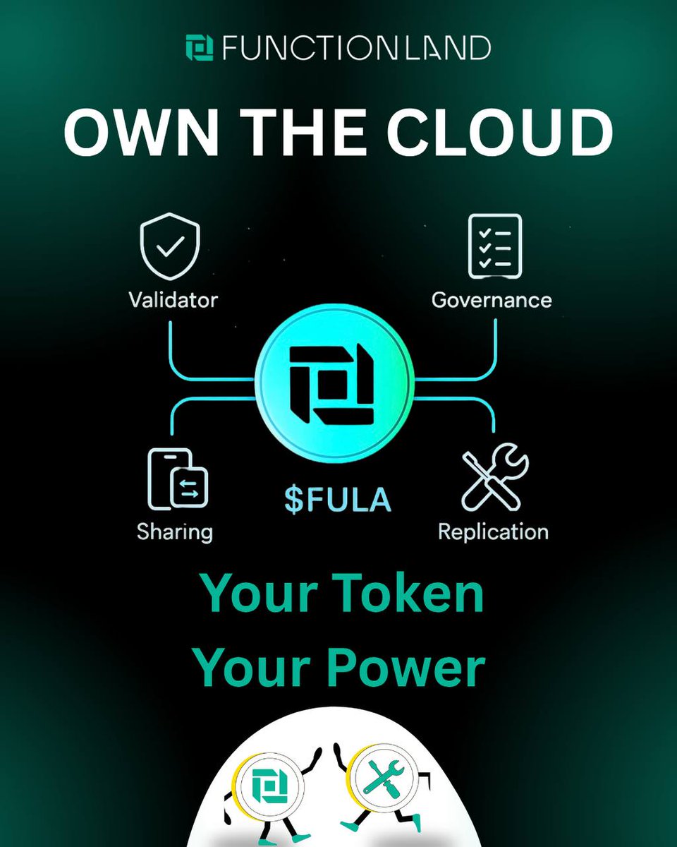 🔑 Own $FULA. Own the Cloud. With $FULA, you’re not just holding a token , you’re holding power. 
Govern the network, vote on machine subsidies, shape upgrades, and earn  by helping secure the future of decentralized infrastructure.  🌐 Be a validator. A nominator. A