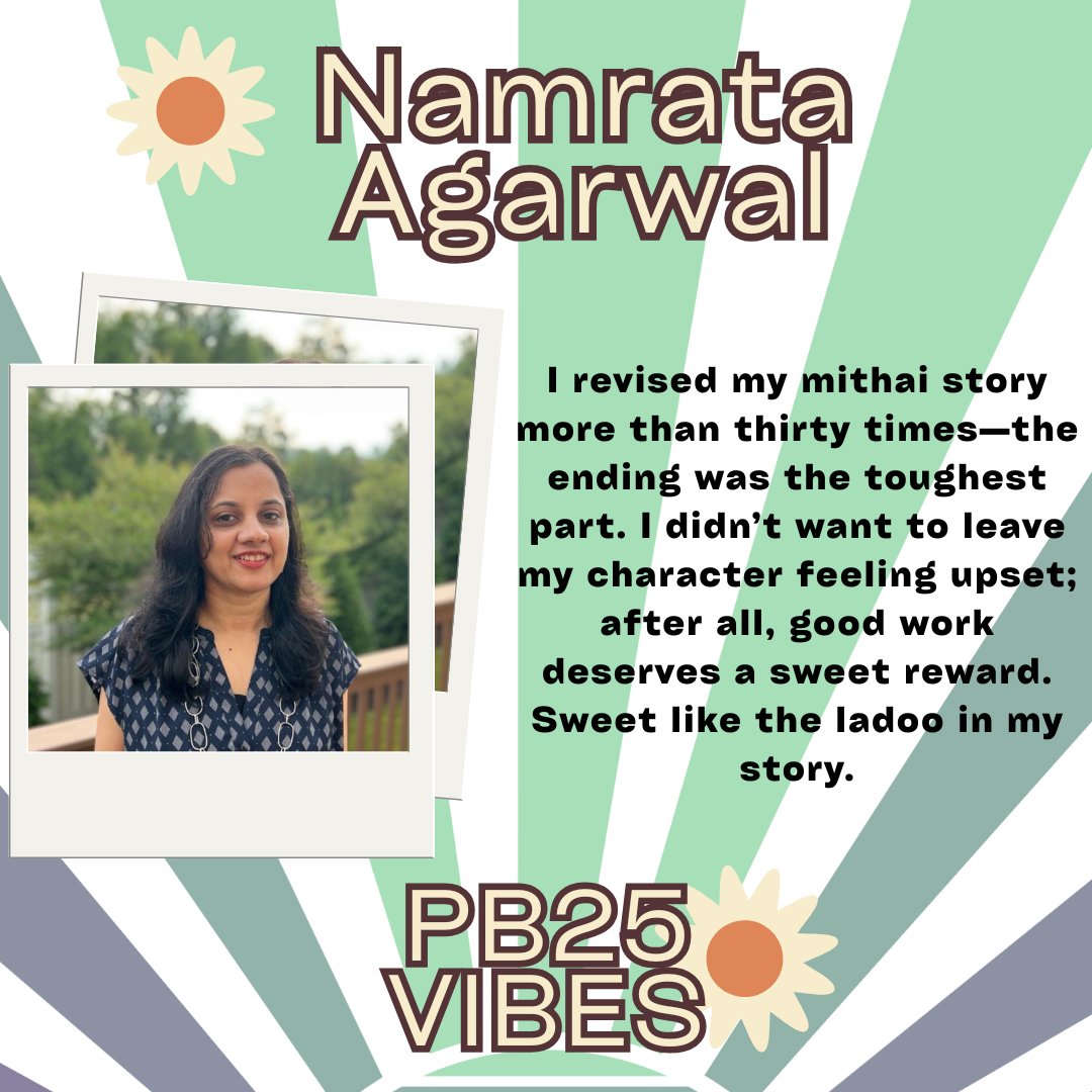PB25Vibes (@pb25vibes) on Twitter photo Next up in our PB25 vibes series: a revision fact from the one behind the vibes this month—<a href="/namrataagarwal/">Namrata Agarwal Singhal</a>! 🎉
Namrata shares a peek into her journey revising 'The Mithai Box Is Not Empty'
#revision #editors #author #kidlit #PB25Vibes #writingcommunity #publishing #cultural Next up in our PB25 vibes series: a revision fact from the one behind the vibes this month—<a href="/namrataagarwal/">Namrata Agarwal Singhal</a>! 🎉
Namrata shares a peek into her journey revising 'The Mithai Box Is Not Empty'
#revision #editors #author #kidlit #PB25Vibes #writingcommunity #publishing #cultural