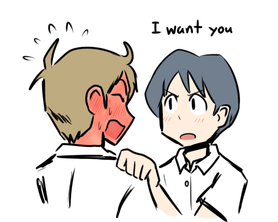 rockunroru's tweet photo. Happy pride #Nichijou https://t.co/dBI6vGDtu1